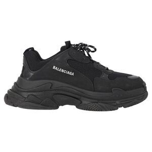 Balenciaga Triple S Sneakers in Black Polyester